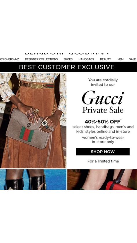 when does gucci private sale start|does Gucci have discounts.